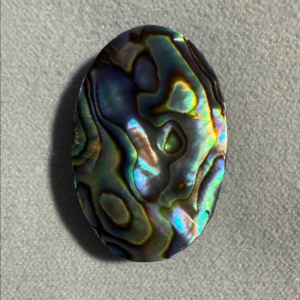 Iridescent Abalone Shell Cabochon